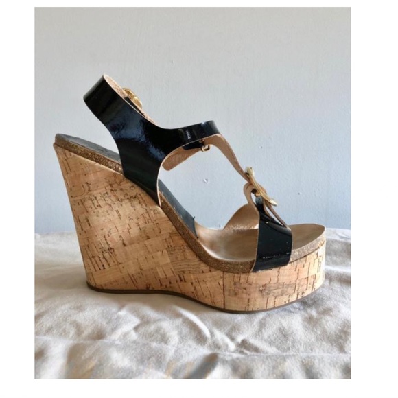 Black Pedro Garcia Wedges size 36.5/6.5 - Picture 5 of 10